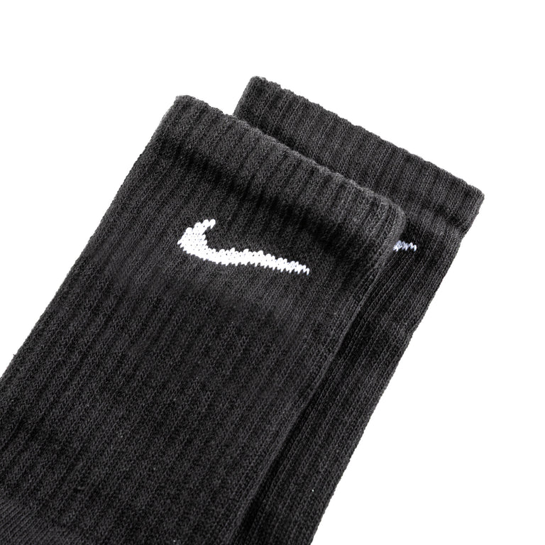 Nike	Everyday Lightweight Training Crew Socks 3-Pack - L / Black / White - 2
