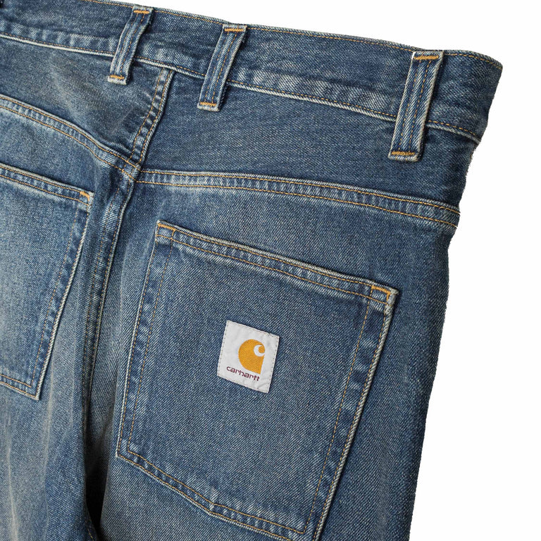 Carhartt WIP Brandon Pant - L / Blue Worn / Used Wash - 4
