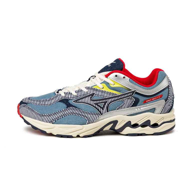 Mizuno x Sean Witherspoon Wave MG4 LS - 39 / Light Blue / Off White / Red - 1

