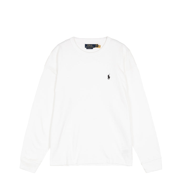 Polo Ralph Lauren Long Sleeve Knit T-Shirt - S / White
