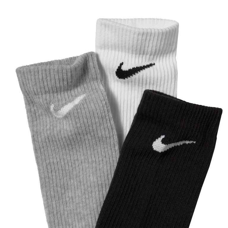 Nike	Everyday Elevated Crew Socks 3-Pack - L / White / Grey Heather / Black - 2
