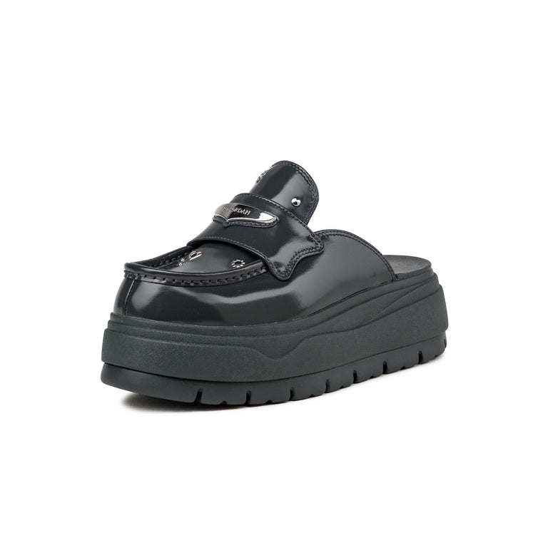 Nike Wmns Air Jordan Mule - 36.5 / Anthracite / Metallic Silver - 2