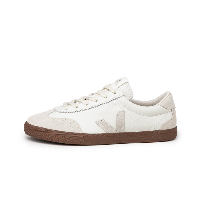 Veja Volley W *O.T. Leather* - 36 / White / Natural / Bark
