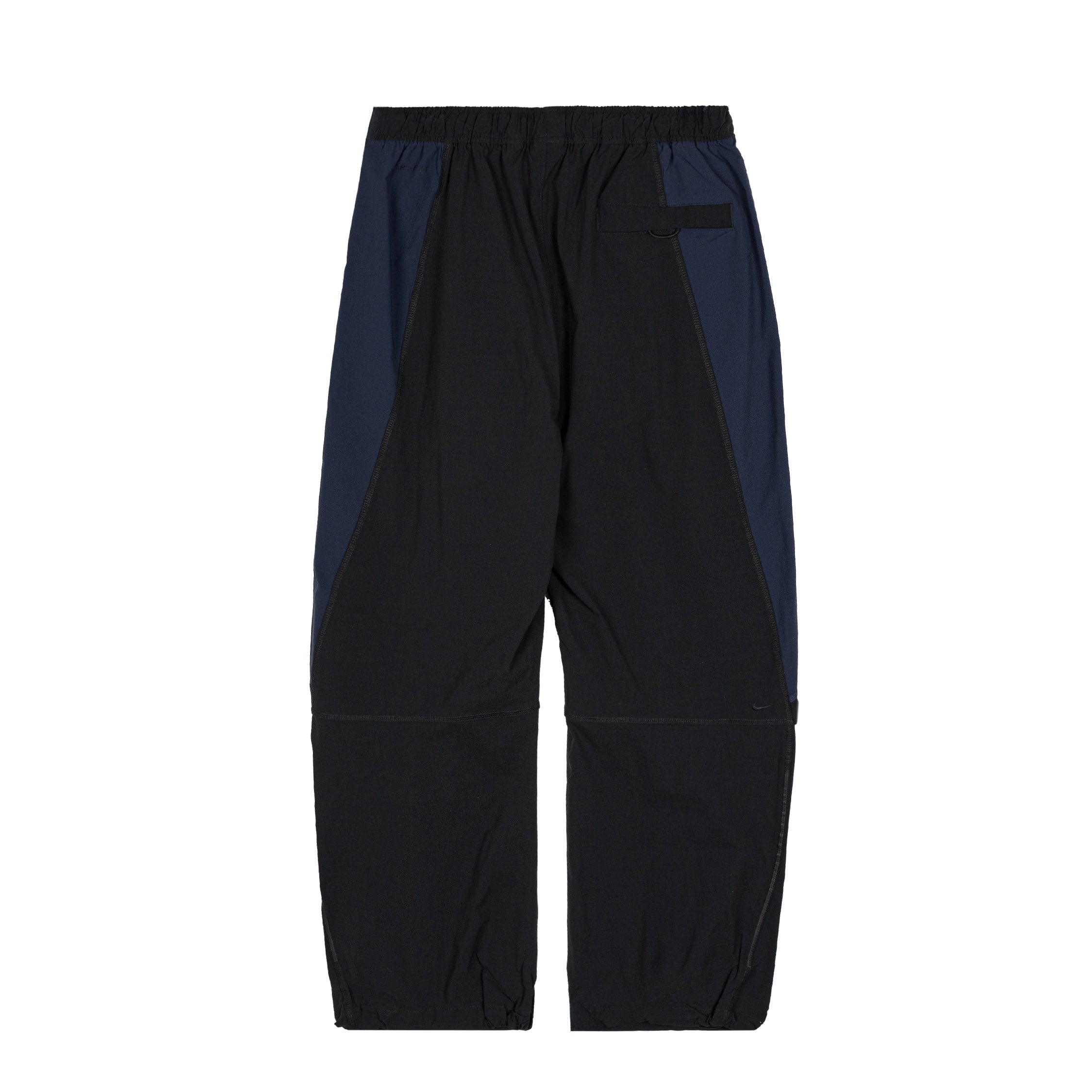 nike colourblock woven joggers in dark grey