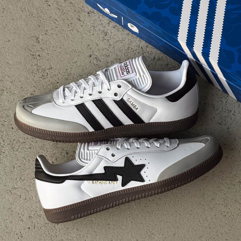 Adidas x Bape Samba onfeet