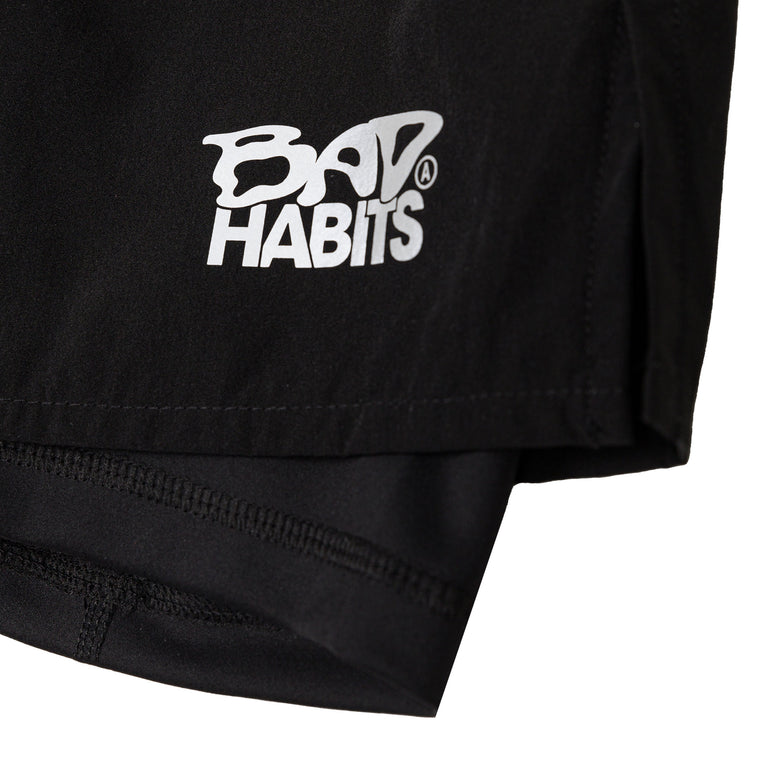 Bad Habits Running Shorts Reflective - XXL / Black - 6