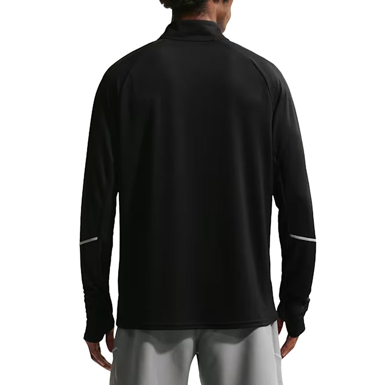 Nike	Miler Dri-Fit 1/2-Zip Running Top - XXL / Black / Reflective Silver - 4