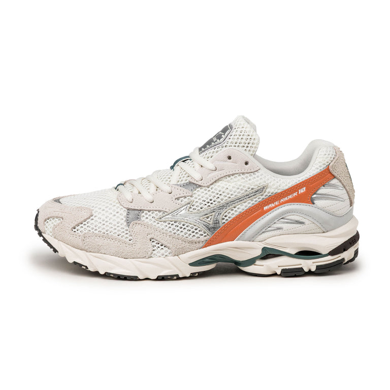 Mizuno Wave Rider 10 - 38.5 / Snow White / Dawn Blue / Sun Baked
