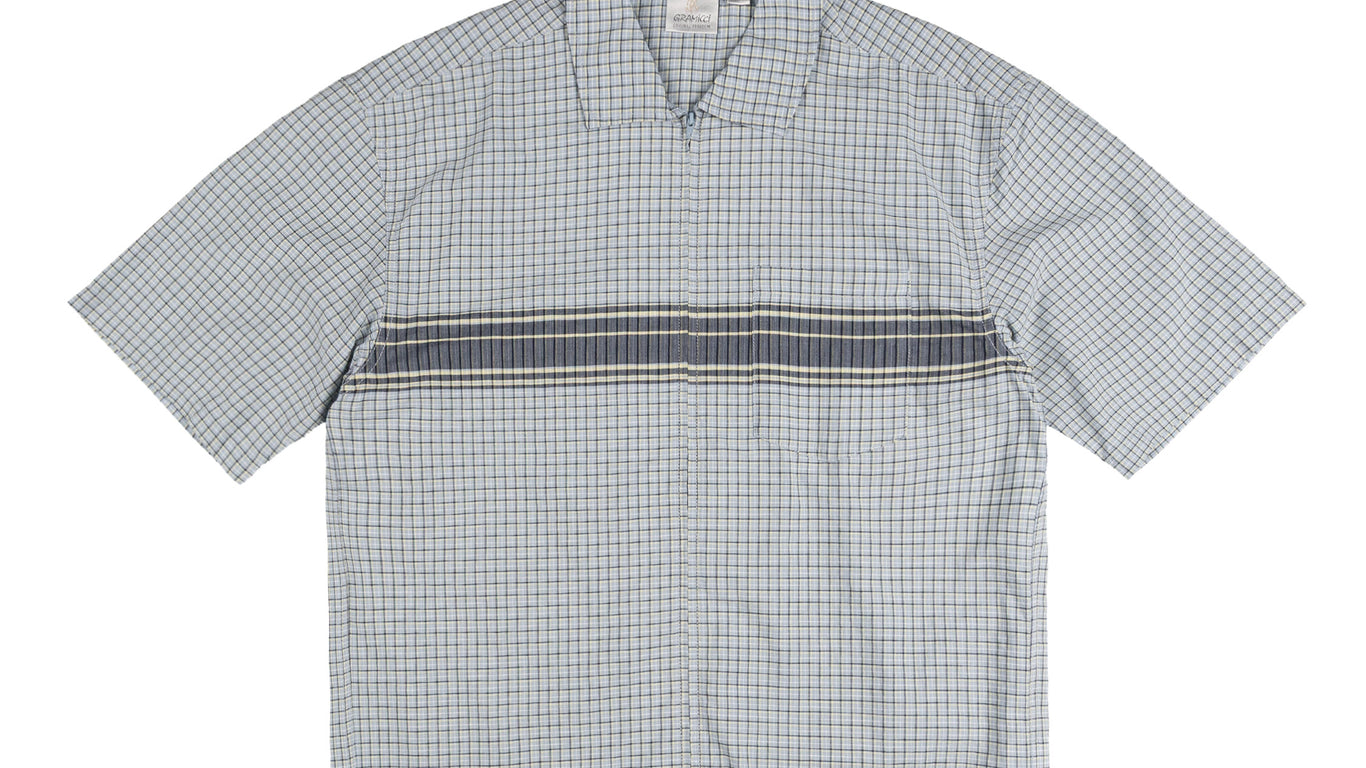 Gramicci Shirt 90s Vintage AOP Tribal Stripe Surf Style