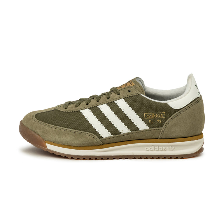 Adidas SL 72 RS - 47 1/3 / Focus Olive / Off White / Golden Beige
