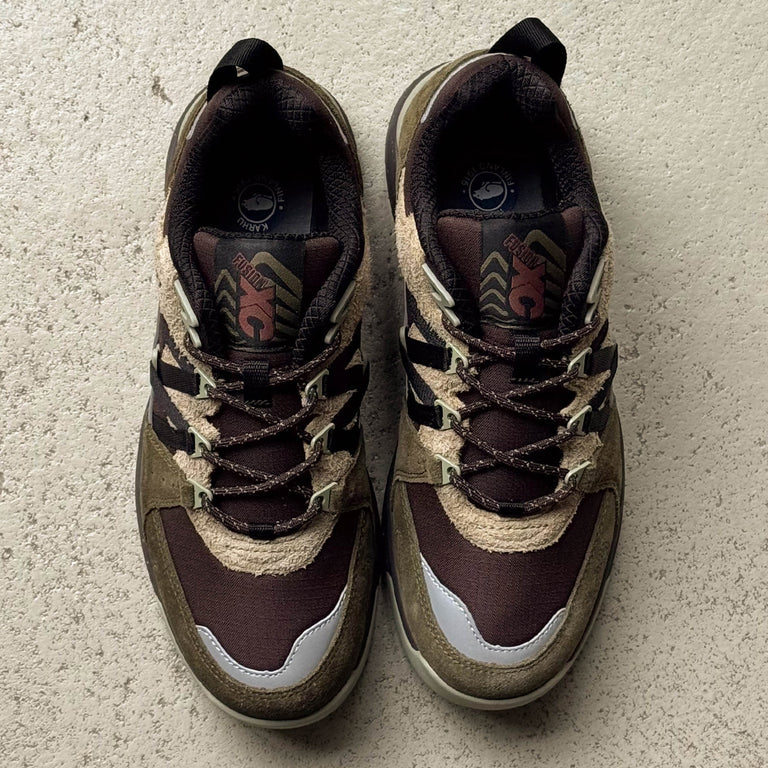 Karhu x Minestrone Workshop Fusion XC onfeet