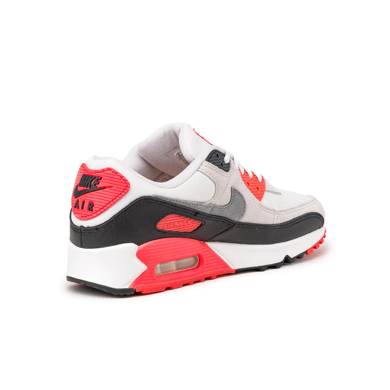 Nike Air Max 90 3M *Infrared* - 40.5 / White / Particle Grey / Light Smoke Grey / Black - 6