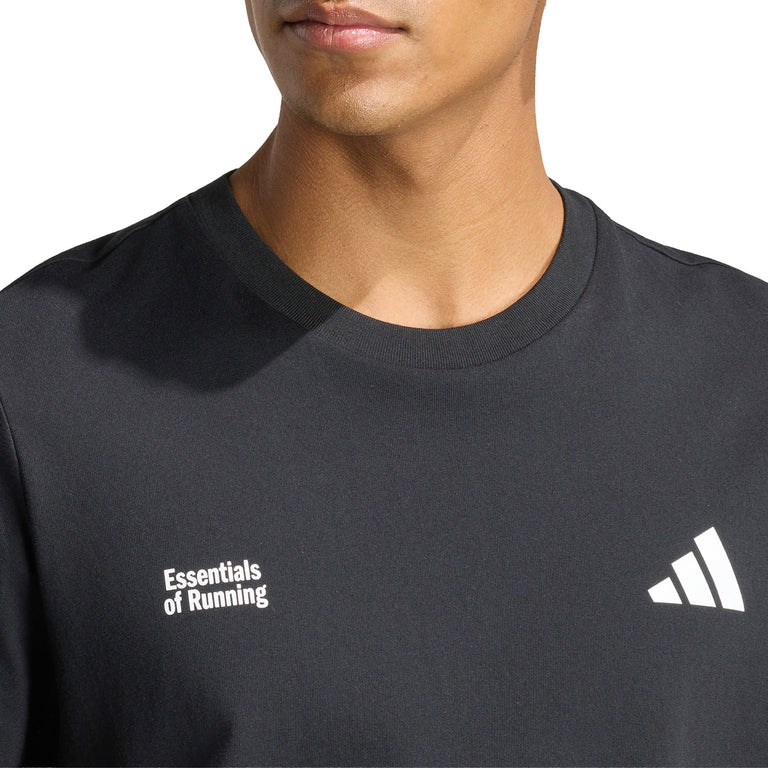 Adidas	Run Essentials Graphic T-Shirt - L / Black - 2
