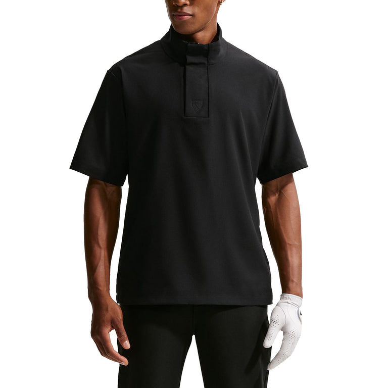 Nike	Tailored Performance Dri-FIT Loose Short-Sleeve Golf Windshirt - XXL / (Black / Black / Black - 2
