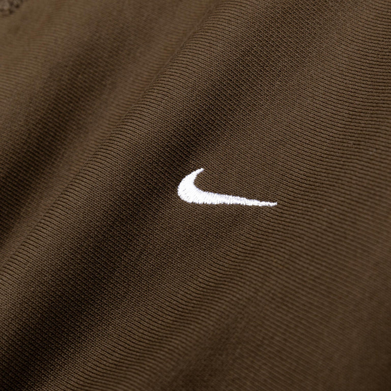 Nike Solo Swoosh Fleece Crewneck - XXL / Dark Hazel /White - 3