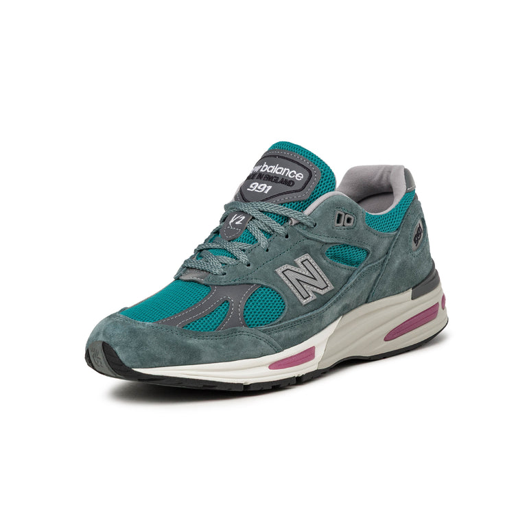New Balance 991 v2 *Made in England* - 36 / Porcelain Green / Trooper / Silver - 2