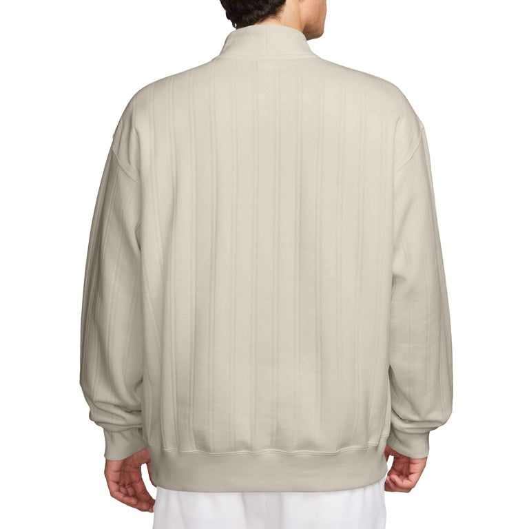 Nike	Fairway Fresh Therma-FIT Oversized 1/2-Zip Golf Top - S / Light Orewood Brown / Black - 3