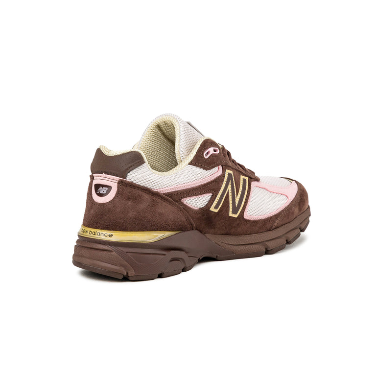 New Balance 990 v4 *Made in USA* - 41.5 / Pumpernickel / Pink Chalk / Alabaster - 3
