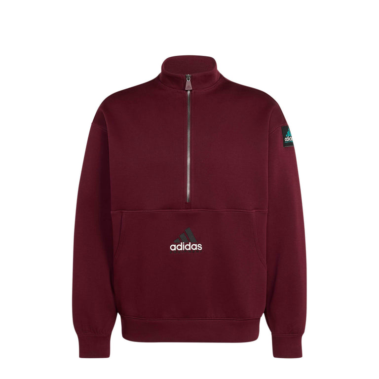 Adidas	Equipment Spacer Half-Zip - L / Maroon - 1