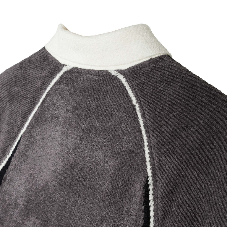 Adidas Retro Remix Teamgeist Poloshirt - XXL / Grey Strata / Black / Off White - 3
