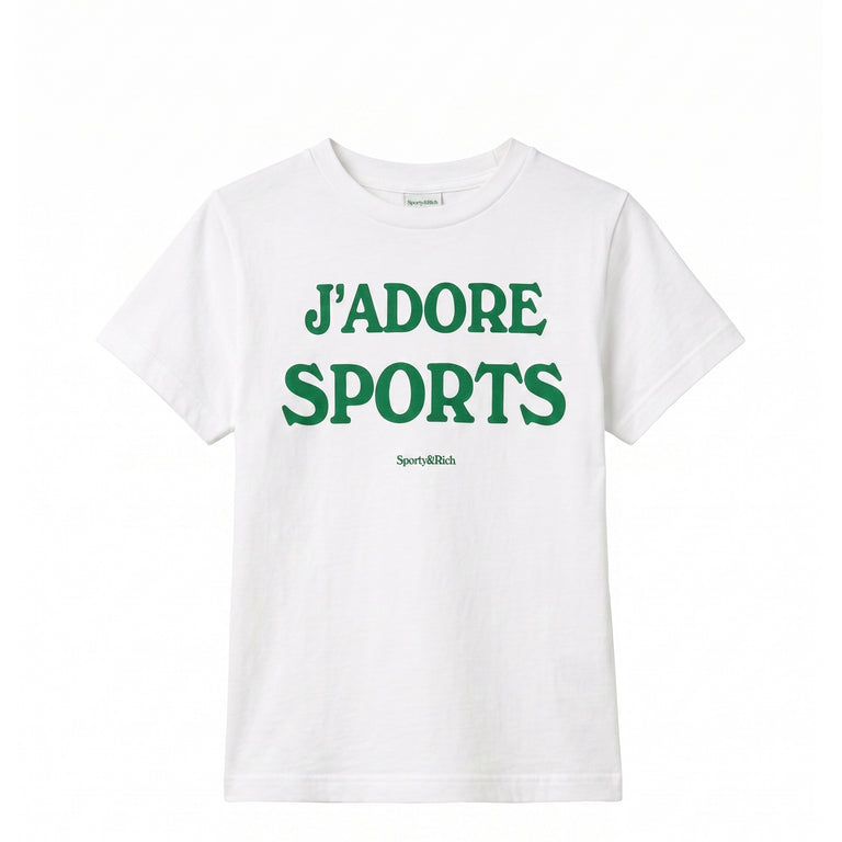 Sporty & Rich Jadore Baby Tee - S / White
