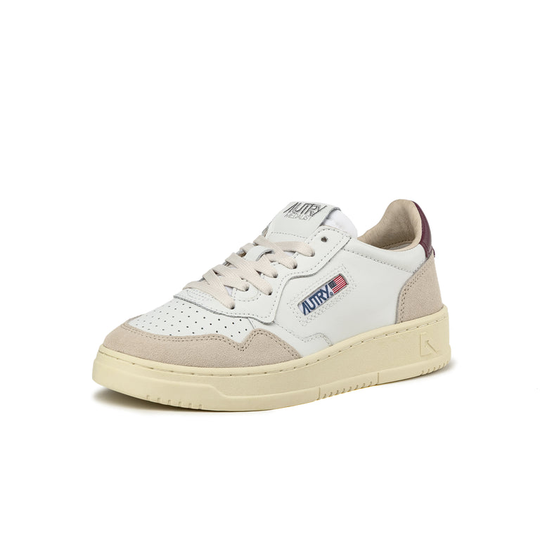 Autry Medalist W *Leather / Suede* - 39 / White / Burgundy - 2
