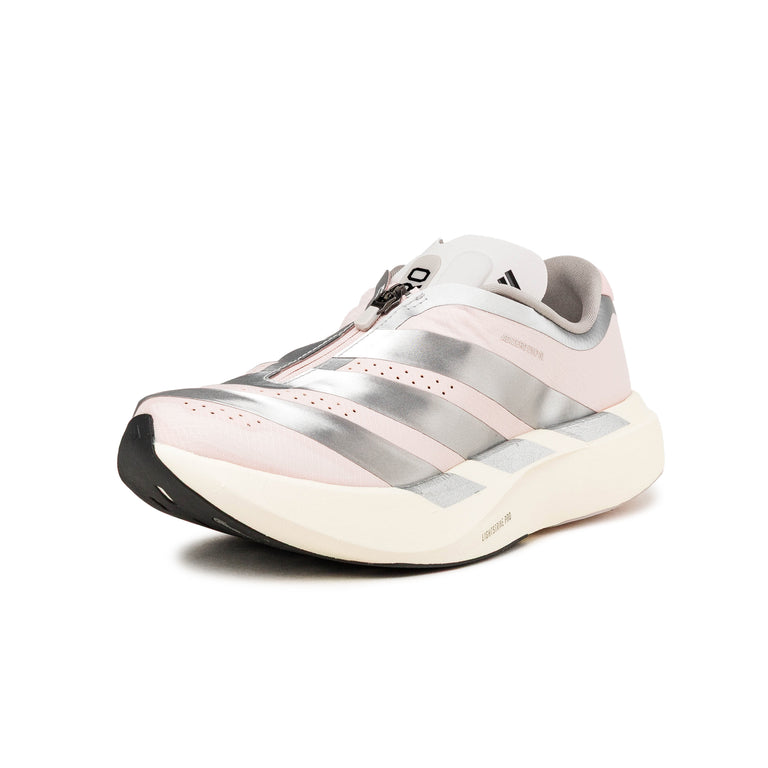 Adidas x Naked adizero Evo SL Zip W - 44 / Sandy Pink / Silver Metallic / Off White - 2