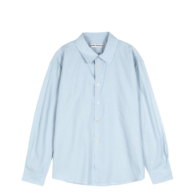 Our Legacy Beyond Shirt - 48 / Powder Blue Liquid Poplin
