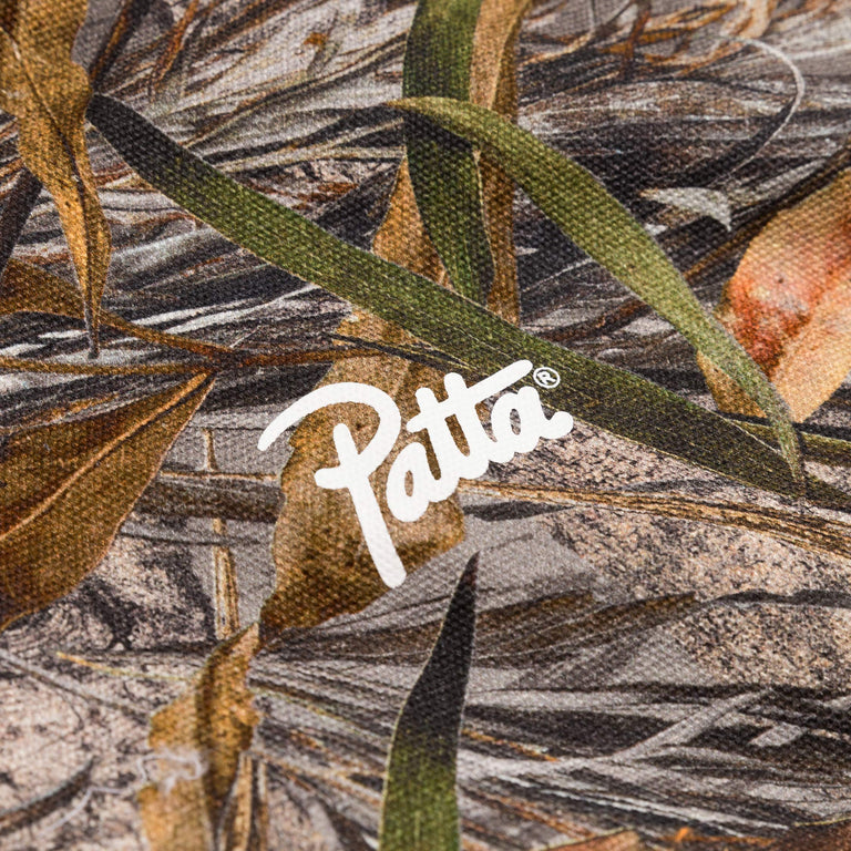 Patta Nature Print Reversible Canvas Bomber Jacket