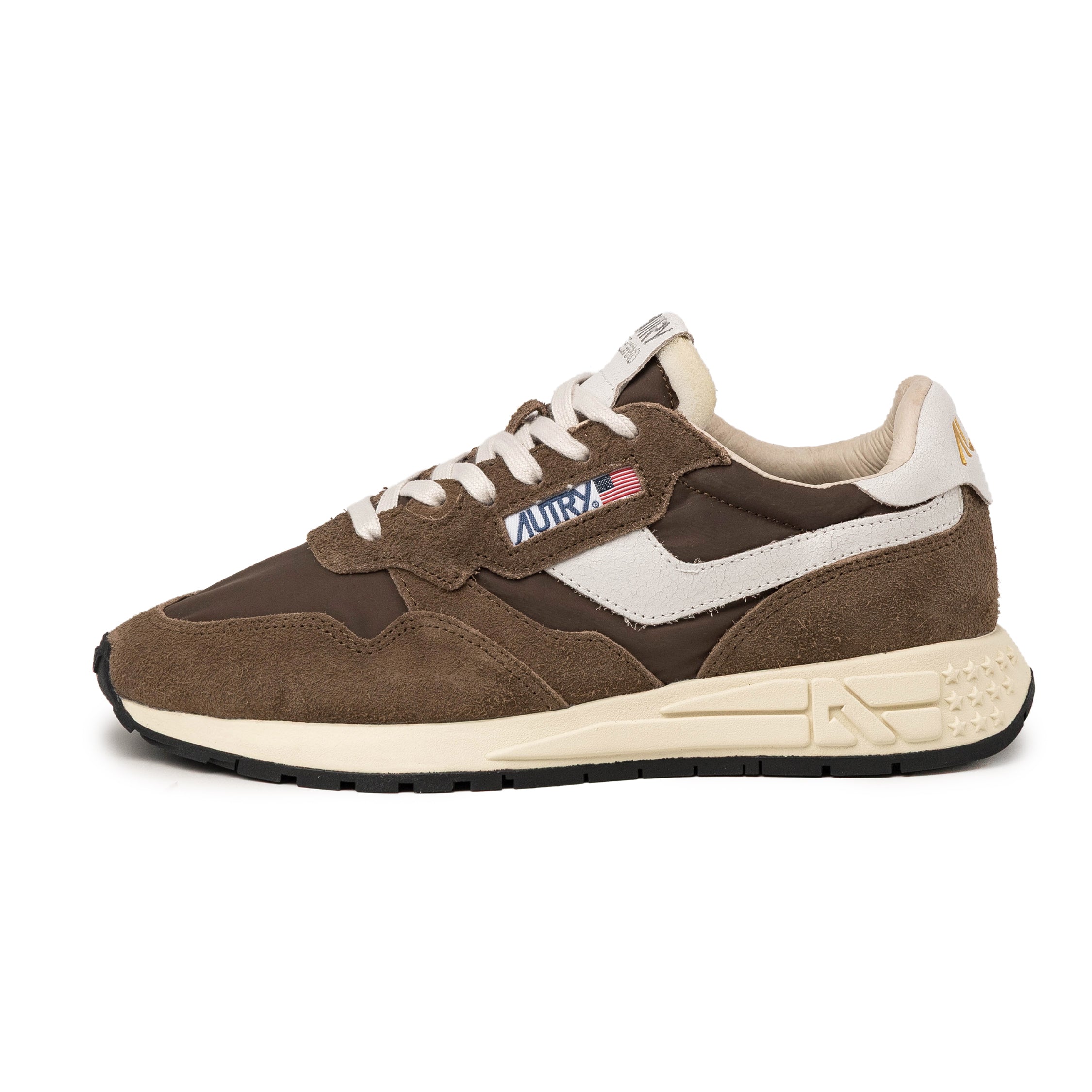 Autry Reelwind Low *Nylon / Cracked Leather* Sneaker » Buy online now!