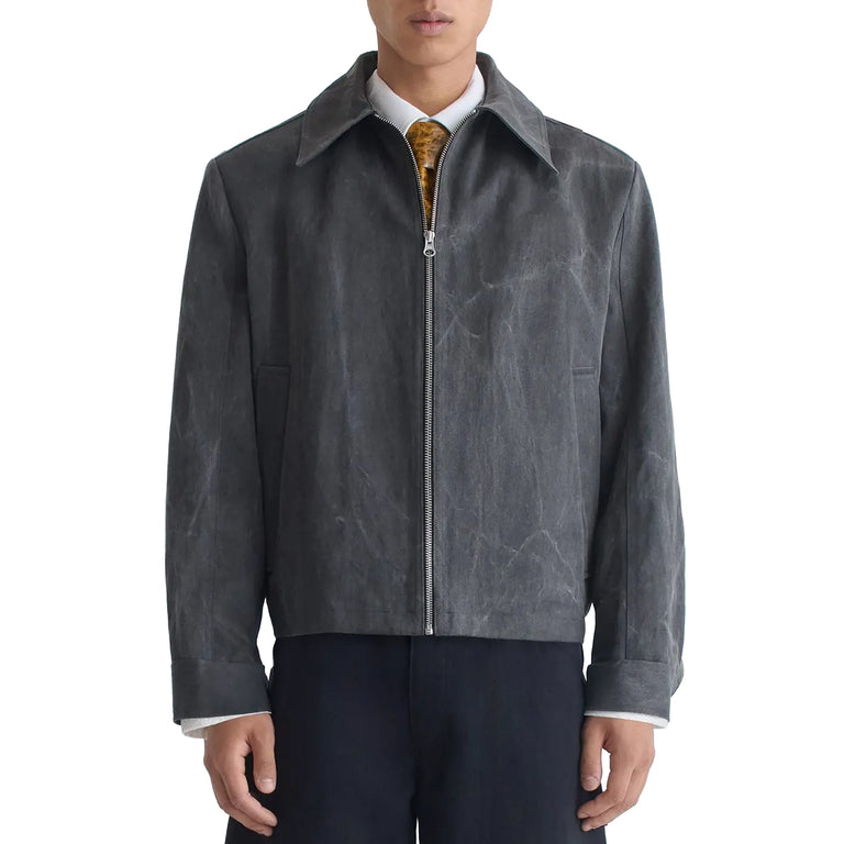 Sefr Tazio Jacket - M / Marble Charcoal Twill - 4