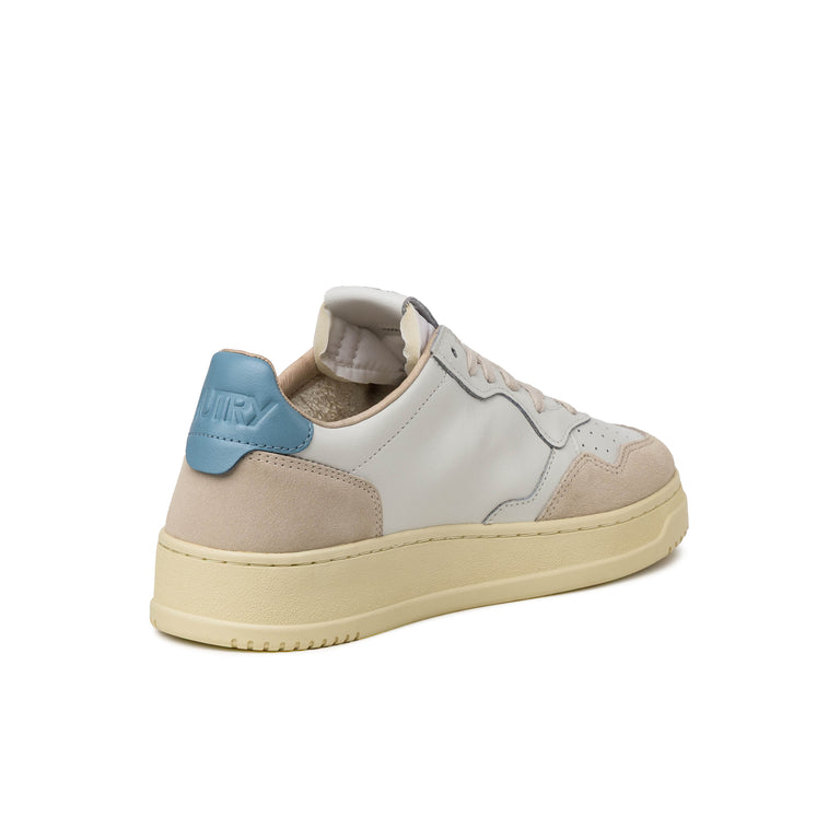 Autry Medalist *Leather / Suede* - 40 / White / Forget Me Not - 3