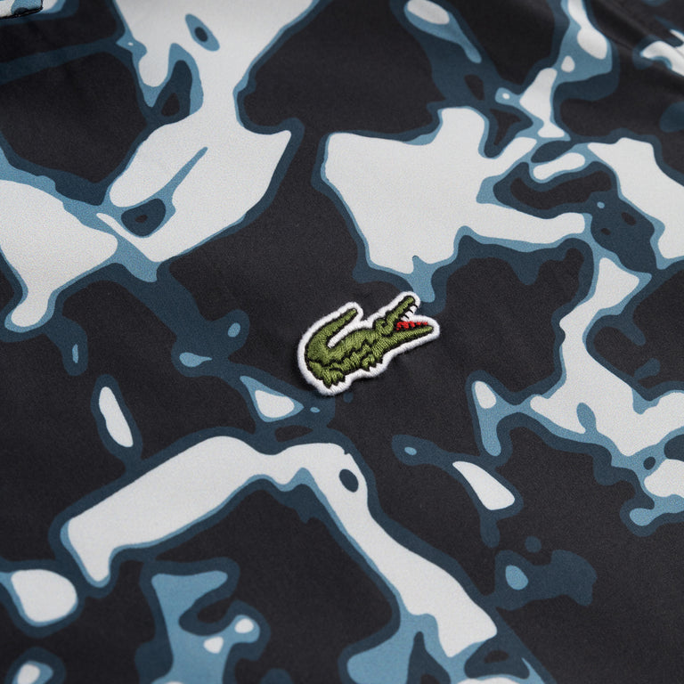 Lacoste Print Motif Water-Repellent Windbreaker