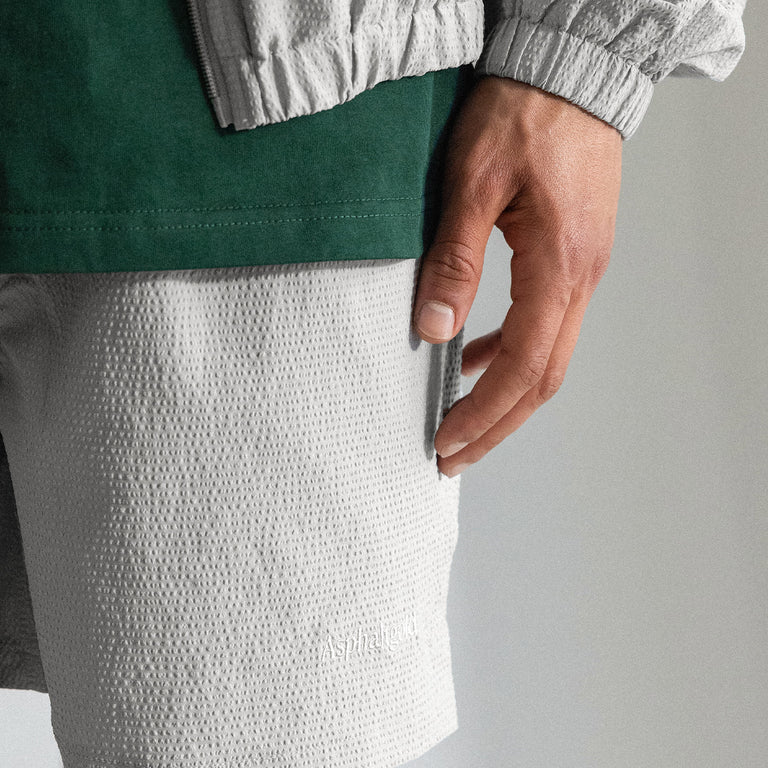 Asphaltgold Essential Track Shorts onfeet