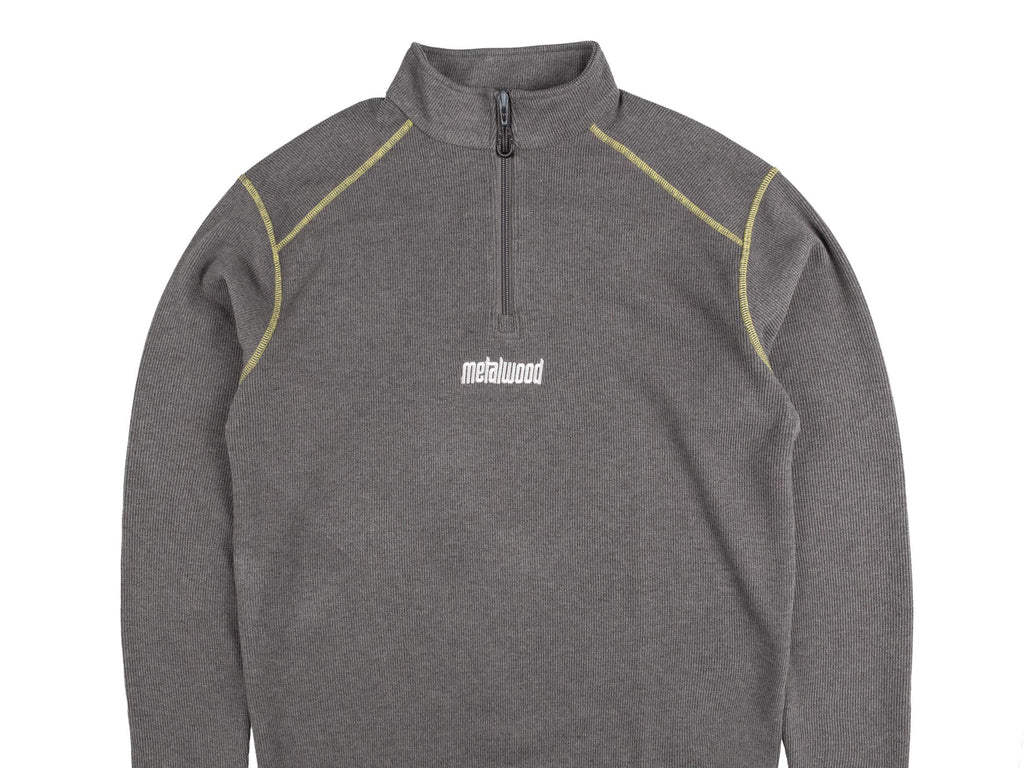 Metalwood Contrast Stitch 1/4 Zip Pullover | Apparel » Buy online now!
