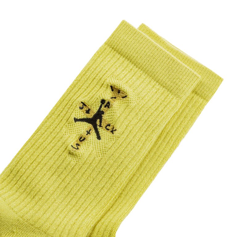 Nike	Jordan x Travis Scott Everyday Cushioned Crew Socks - XL / Celery / Black - 2
