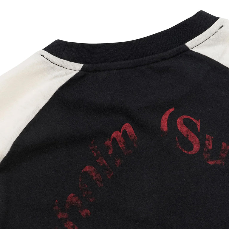 Stockholm Surfboard Club Vinnie Raglan T-Shirt - XL / Black / White - 3