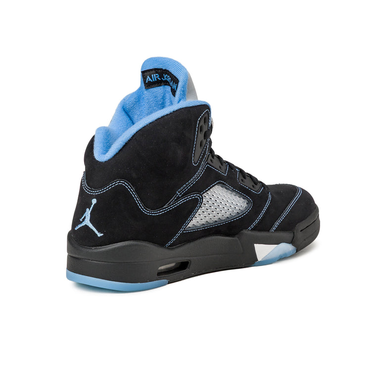 Nike Air Jordan 5 Retro *Black Carolina* - 40.5 / Black / University Blue / White - 5