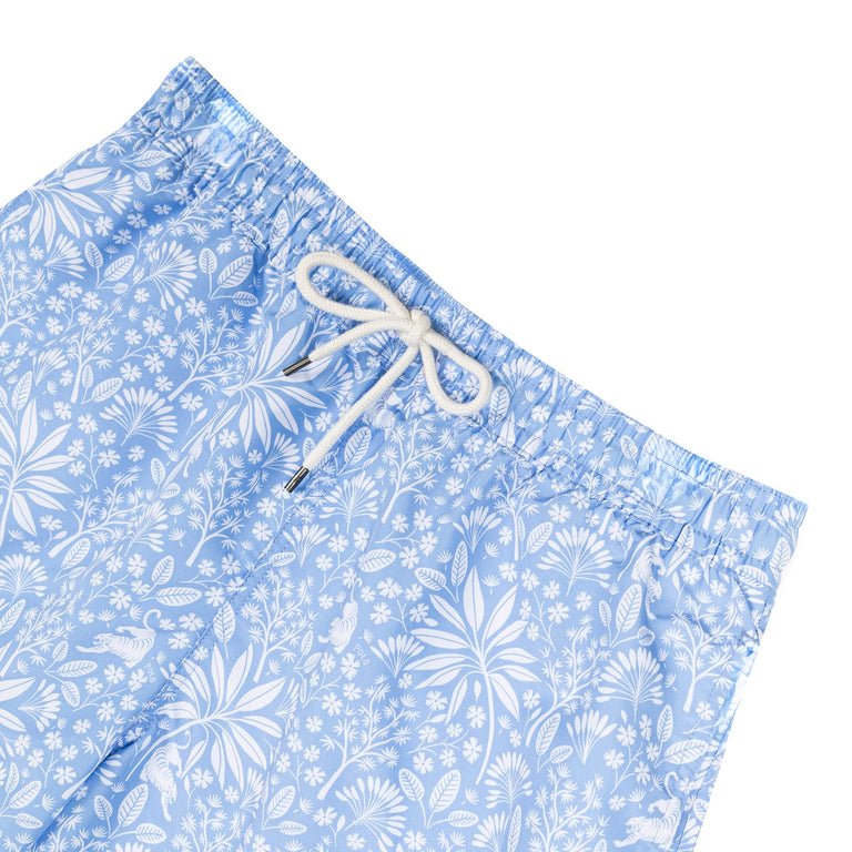 Polo Ralph Lauren Woven Trunk Swim Bottom - XXL / Blue Tiger Paradise - 3