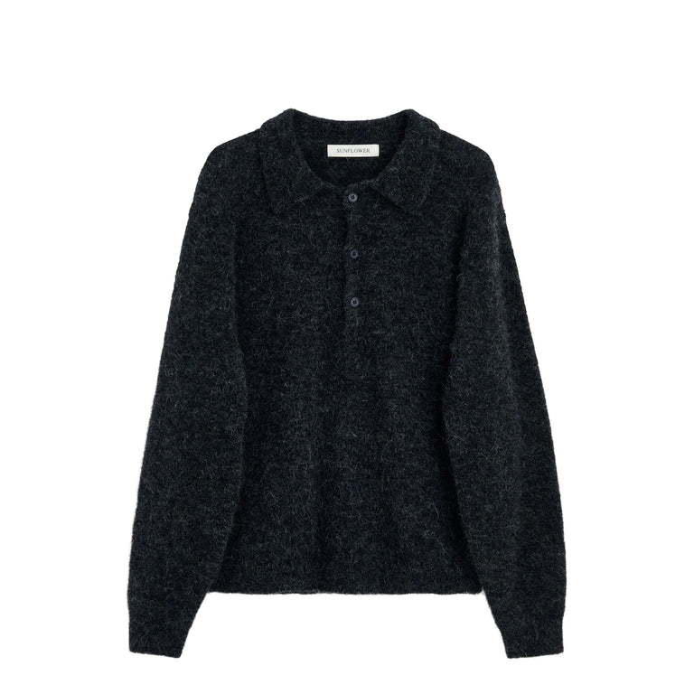Sunflower Mohair Polo - S / Antracite
