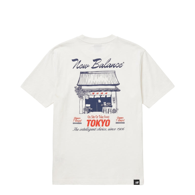 New Balance Grab A Bite *Tokyo* T-Shirt - M / Sea Salt
