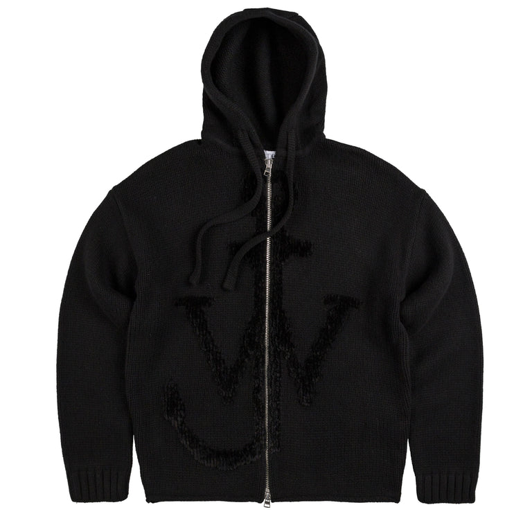 JW Anderson Anchor Logo Zip-Hoodie
