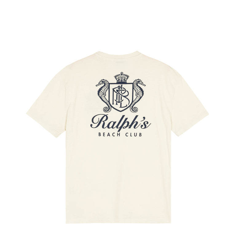 Polo Ralph Lauren Jersey Graphic T-Shirt - S / Deckwash White
