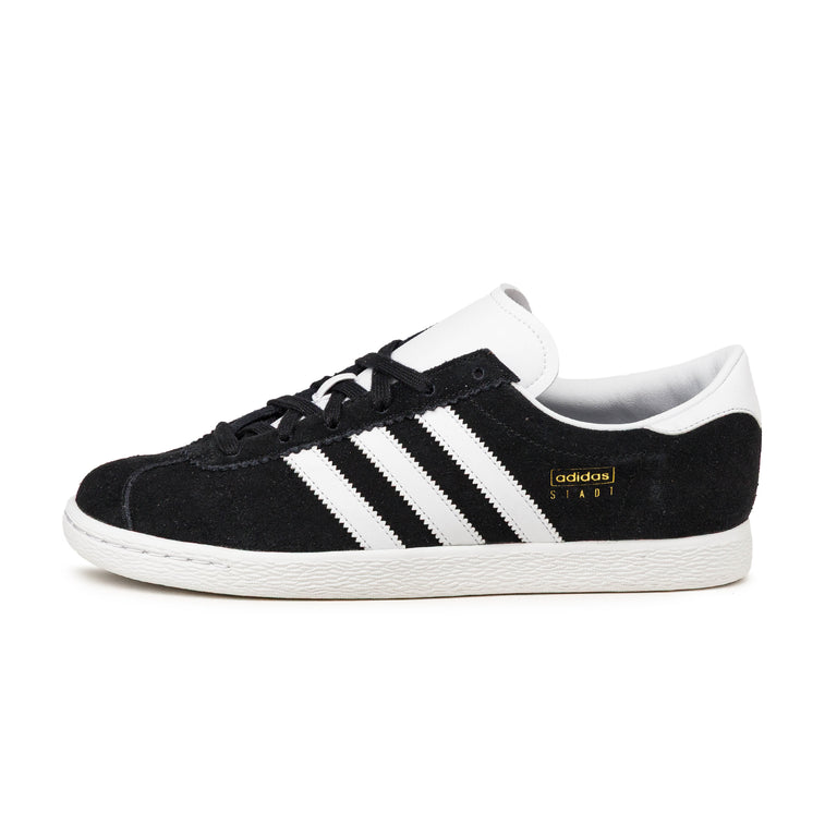 Adidas Stadt - 40 2/3 / Core Black / Footwear White / Gold Metallic - 1
