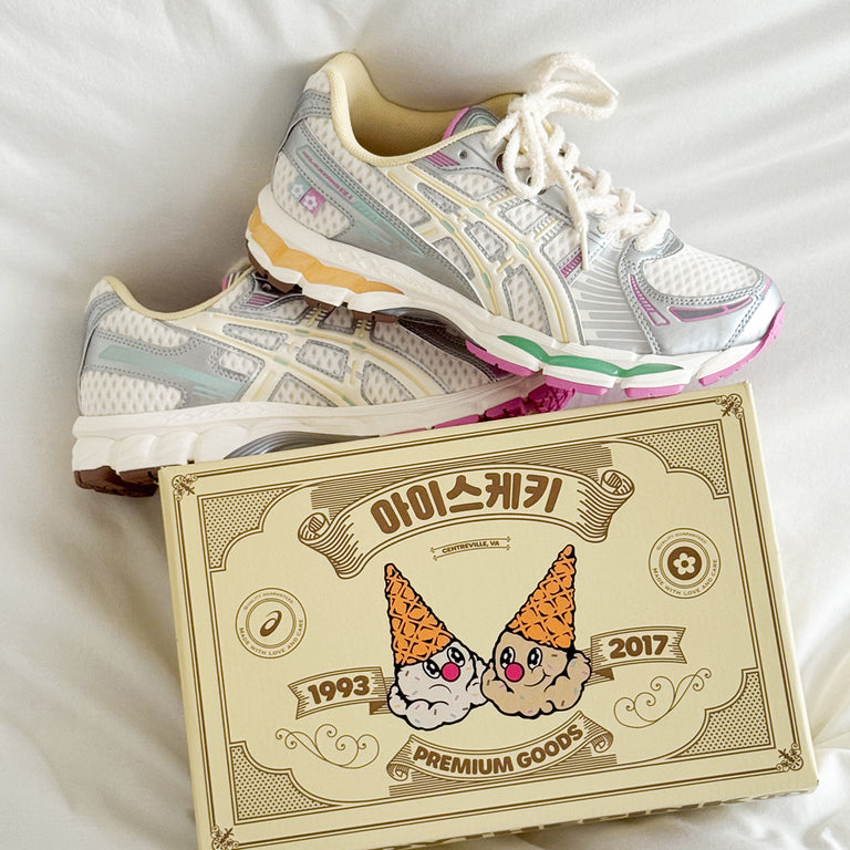 Asics x Vandy the Pink GEL-Kayano 12.1 onfeet