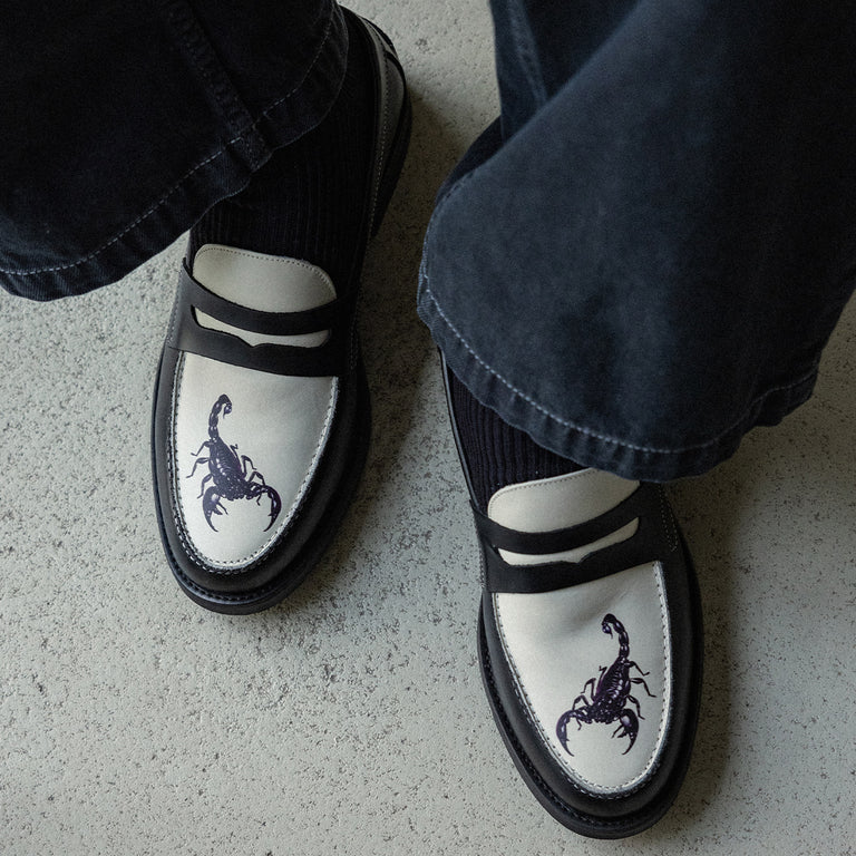 Duke + Dexter Wilde Penny Loafer onfeet