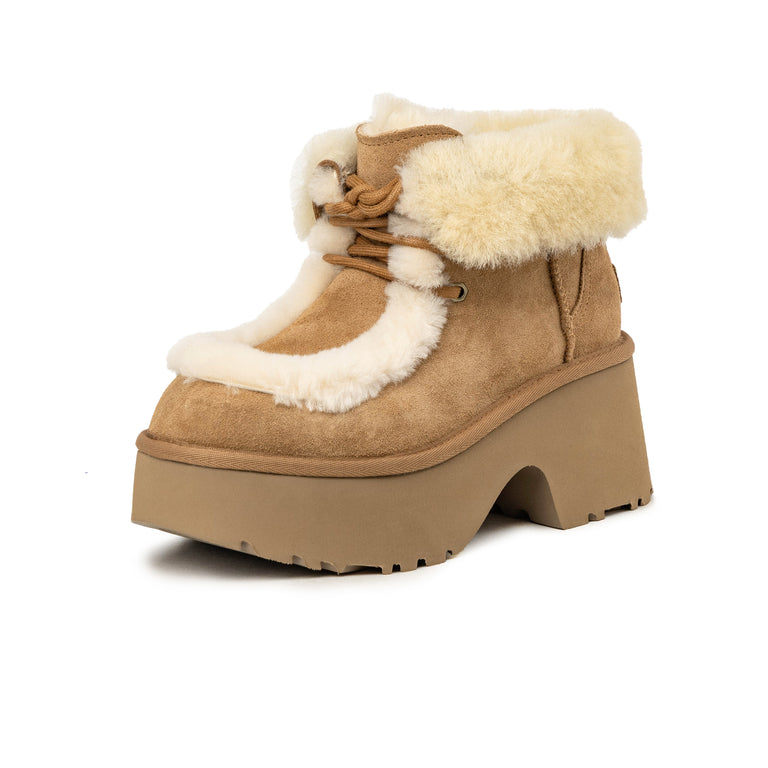 Ugg Wmns Esmee Lace Up - 42 / Chestnut - 2
