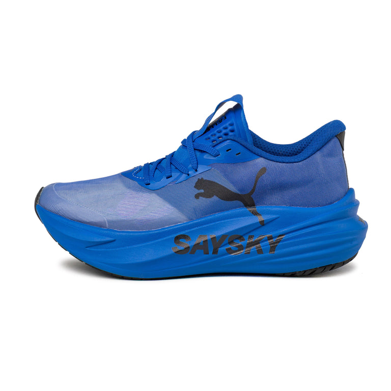 Puma x Saysky Deviate Nitro Elite 4 - 35.5 / Flat Dark Gray / Vivid Blue - 1