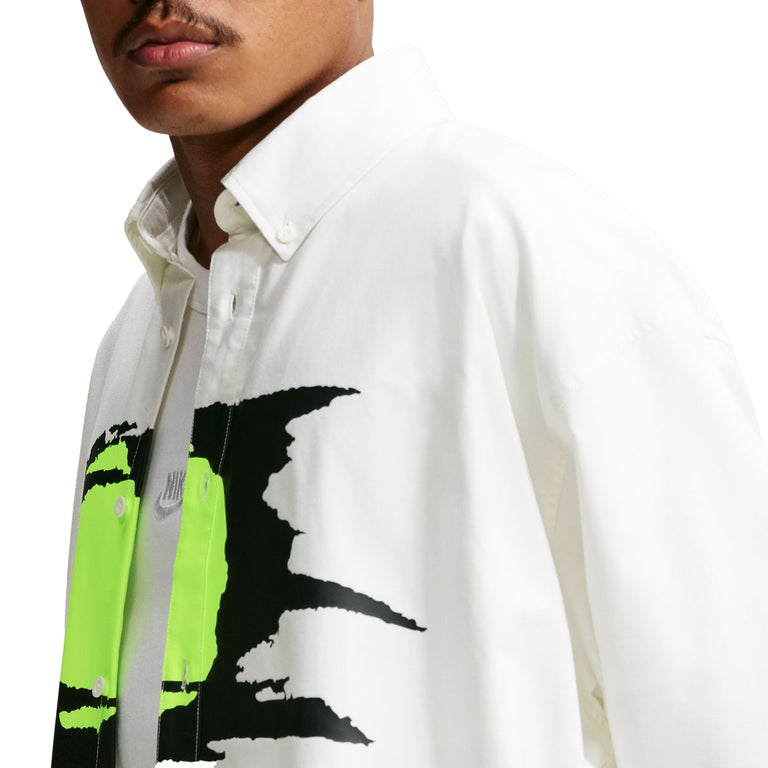 Nike	Club Rules Oxford Longsleeve Shirt - XXL / Summit White / Summit White - 6