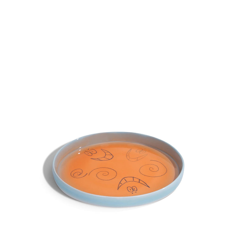 Frizbee Ceramics Baby Plate

